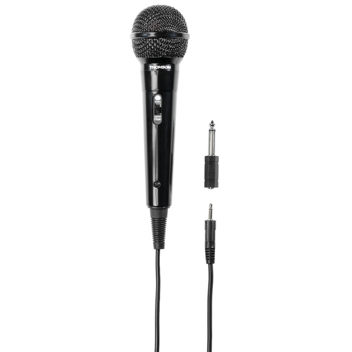 Thomson Microphone Dynamic M135 Black i gruppen HJEMMEELEKTRONIK / Lyd & billede / Håndholdte mikrofoner hos TP E-commerce Nordic AB (C71141)