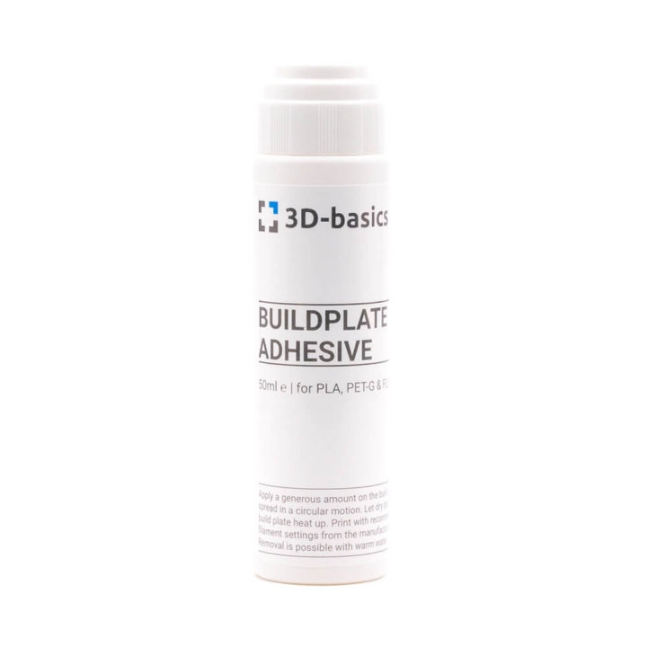 3D-basics Buildplate Adhesive Anti-Warping Solution 50ml i gruppen COMPUTERTILBEHØR / Printere og tilbehør / Printere / 3D-printere og tilbehør / Tillbehör hos TP E-commerce Nordic AB (C71146)