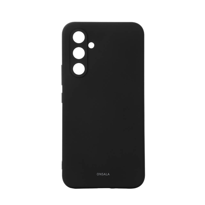 Onsala Cover Silikone Feel Sort - Samsung A55 5G i gruppen SMARTPHONES & TABLETS / Mobil Beskyttelse / Samsung hos TP E-commerce Nordic AB (C71195)