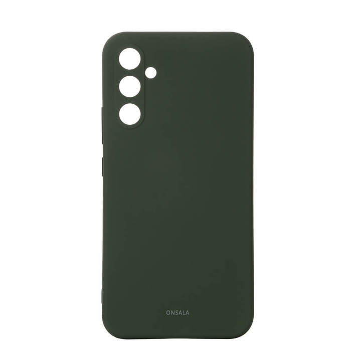 Onsala Cover Silikone Feel Olive Green - Samsung A35 5G i gruppen SMARTPHONES & TABLETS / Mobil Beskyttelse / Samsung hos TP E-commerce Nordic AB (C71198)