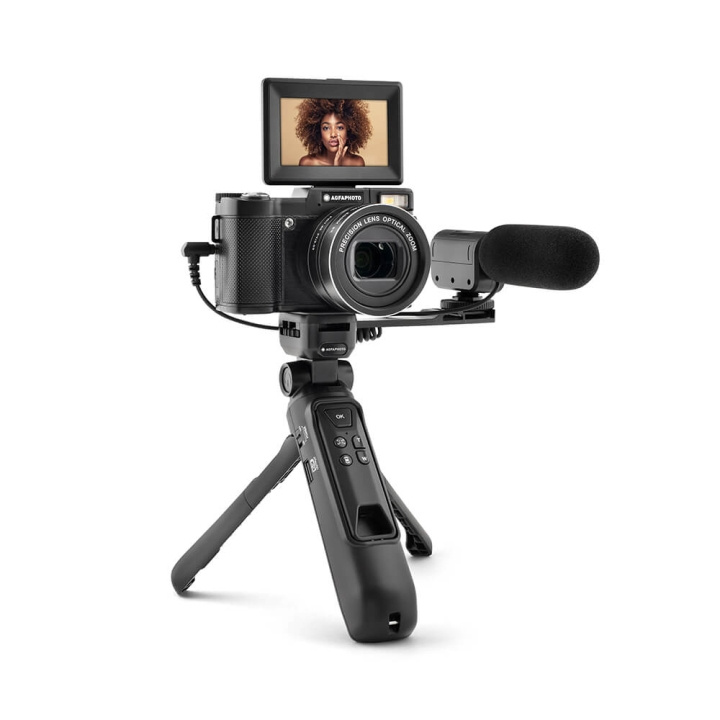 Agfa Vlogging Kamera Realishot 5x Optisk Zoom i gruppen HJEMMEELEKTRONIK / Foto og video / Kamera hos TP E-commerce Nordic AB (C71208)