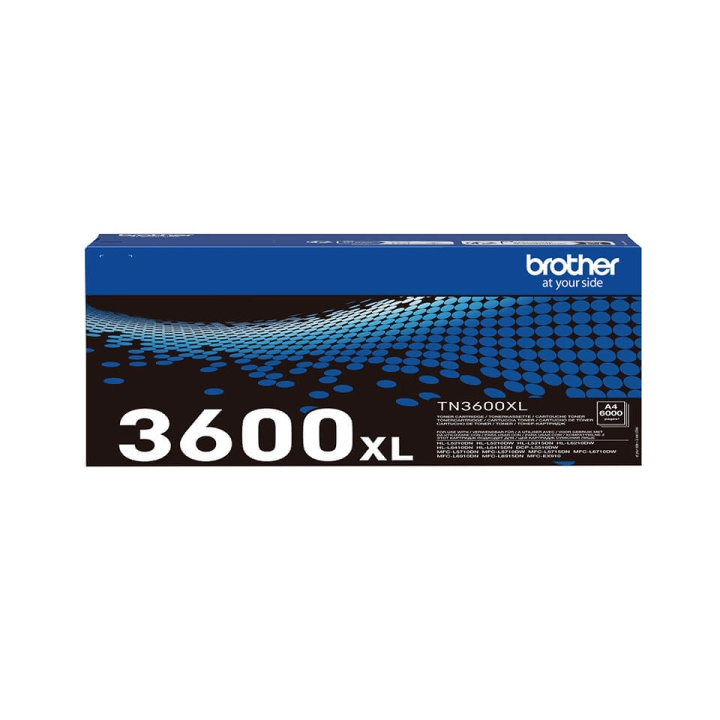 Brother Toner TN3600XL TN-3600 XL Sort i gruppen COMPUTERTILBEHØR / Printere og tilbehør / Blæk og toner / Toner / Brother hos TP E-commerce Nordic AB (C71328)