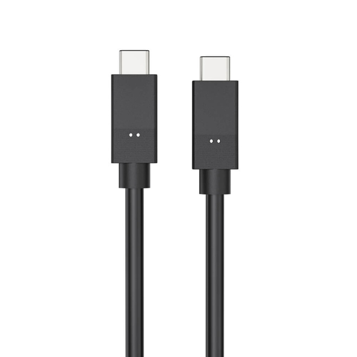 GEAR Kabel USB-C til USC-C 3.1 5A/100W/10GB Gen 2 1,5m Sort i gruppen SMARTPHONES & TABLETS / Opladere og kabler / Kabler / Kabler Type C hos TP E-commerce Nordic AB (C71371)