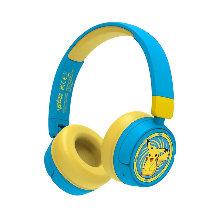 POKEMON Headphone On-Ear Wireless 85dB/95dB Sharing Aux i gruppen HJEMMEELEKTRONIK / Lyd & billede / Hovedtelefoner & Tilbehør / Hovedtelefoner hos TP E-commerce Nordic AB (C71396)