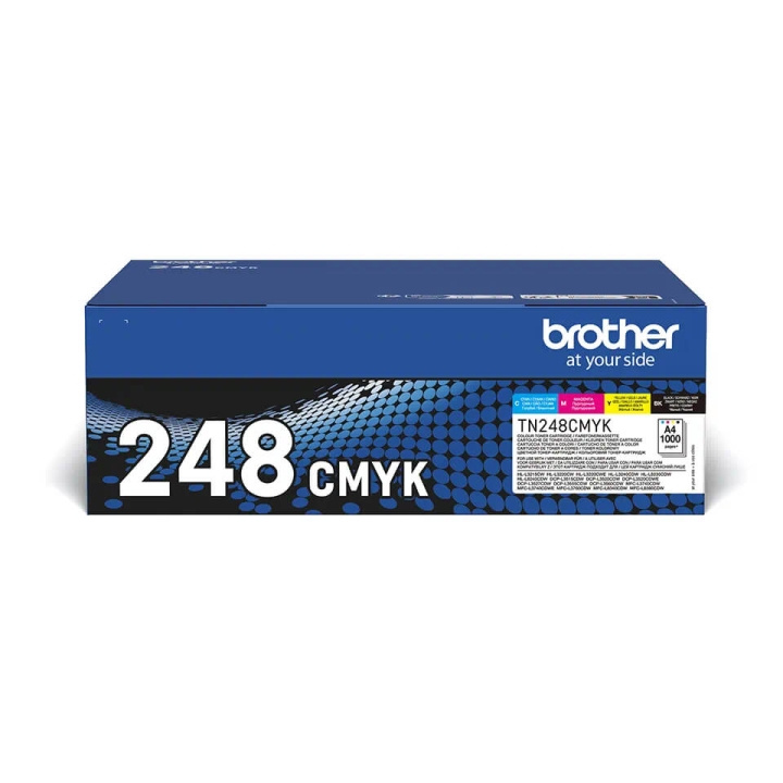 Brother Toner TN248VAL TN-248 Multipack i gruppen COMPUTERTILBEHØR / Printere og tilbehør / Blæk og toner / Toner / Brother hos TP E-commerce Nordic AB (C71397)