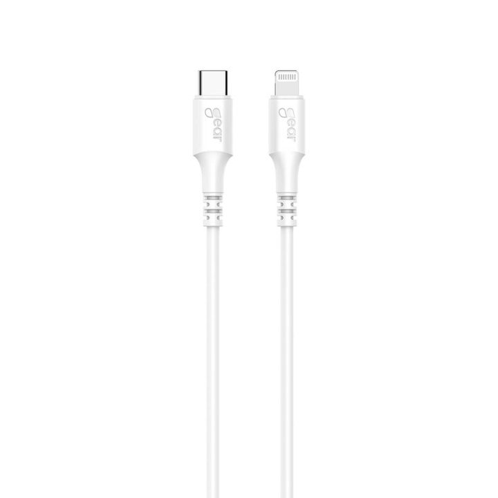 GEAR Cable USB-C to Lightning C94 0.5m MFI Cable White i gruppen SMARTPHONES & TABLETS / Opladere og kabler / Kabler / Kabler Lightning hos TP E-commerce Nordic AB (C71399)