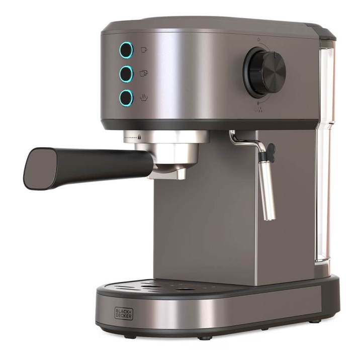 BLACK+DECKER Espressomaskine 20 Bar i gruppen HJEM, HUS & HAVE / Husholdningsapparater / Kaffe og espresso / Espressomaskiner hos TP E-commerce Nordic AB (C71416)