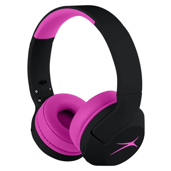 Altec Lansing Høretelefoner Børn ANC trådløs 2i1 On-Ear Pink i gruppen HJEMMEELEKTRONIK / Lyd & billede / Hovedtelefoner & Tilbehør / Hovedtelefoner hos TP E-commerce Nordic AB (C71429)