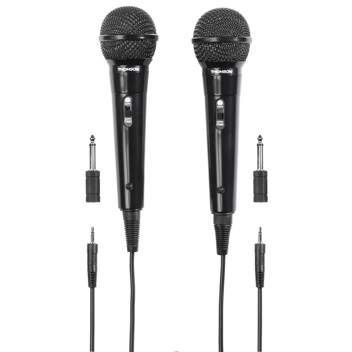 Thomson Mikrofon Dynamisk M135D Karaoke Kit i gruppen HJEMMEELEKTRONIK / Lyd & billede / Håndholdte mikrofoner hos TP E-commerce Nordic AB (C71491)