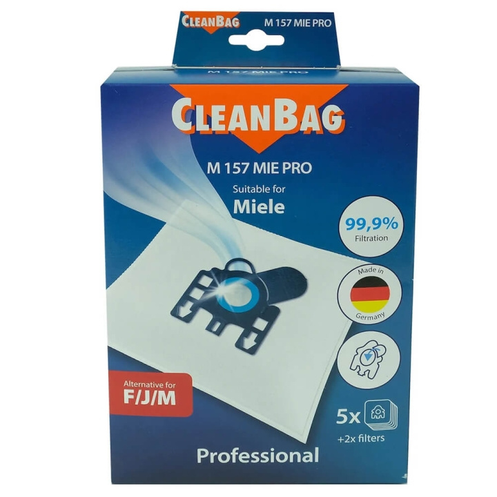 CLEANBAG Støvsugerpose M 157 MIE 5+2 Pro i gruppen HJEM, HUS & HAVE / Rengøringsmidler / Støvsugere og tilbehør / Tilbehør / Støvsugerposer hos TP E-commerce Nordic AB (C71539)