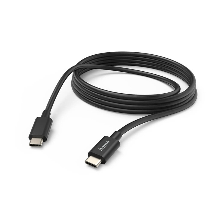 Hama Kabel Opladning/Data USB-C - USB-C 3.0m Sort i gruppen SMARTPHONES & TABLETS / Opladere og kabler / Kabler / Kabler Type C hos TP E-commerce Nordic AB (C71543)