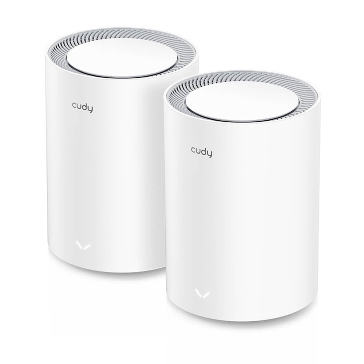 CUDY Mesh Solution M3000 2-pack AX3000 Gigabit Wi-Fi 6 2.5G Hvid i gruppen COMPUTERTILBEHØR / Netværk / Routere hos TP E-commerce Nordic AB (C71596)