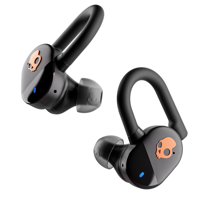 Skullcandy Høretelefoner In-Ear Push Play TWS Sort/Orange i gruppen HJEMMEELEKTRONIK / Lyd & billede / Hovedtelefoner & Tilbehør / Hovedtelefoner hos TP E-commerce Nordic AB (C71640)