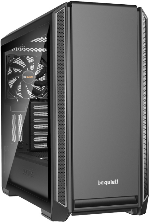 Be Quiet! Silent Base 601 ATX-kabinet med vindue, sort/sølv i gruppen COMPUTERTILBEHØR / Computerkomponenter / Kabinet hos TP E-commerce Nordic AB (C71727)