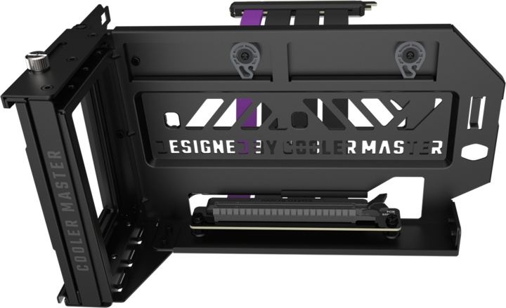 Cooler Master Universal Vertical GPU Holder Kit Ver.3, lodret GPU-holder, sort i gruppen COMPUTERTILBEHØR / Computerkomponenter / Grafikkort hos TP E-commerce Nordic AB (C71795)