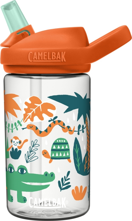 Camelbak Eddy+ Kids 0,4L vandflaske, Jungle Animals i gruppen LEGETØJ, BØRN & BABY / Mad & Drikke / Sutteflasker og tilbehør hos TP E-commerce Nordic AB (C71831)