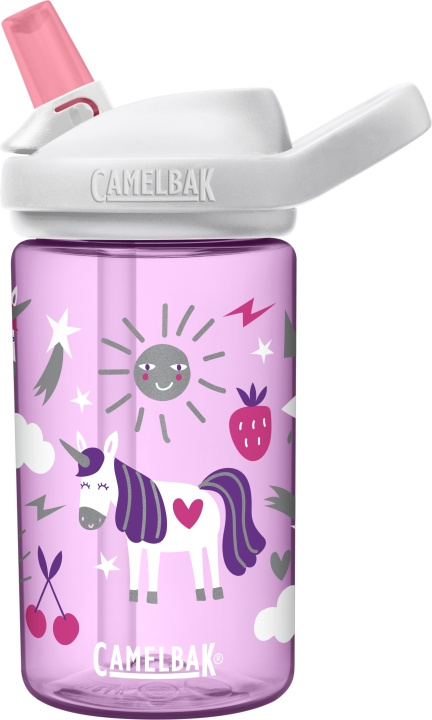 Camelbak Eddy+ Kids 0,4L flaske, Unicorn Party i gruppen LEGETØJ, BØRN & BABY / Mad & Drikke / Sutteflasker og tilbehør hos TP E-commerce Nordic AB (C71833)