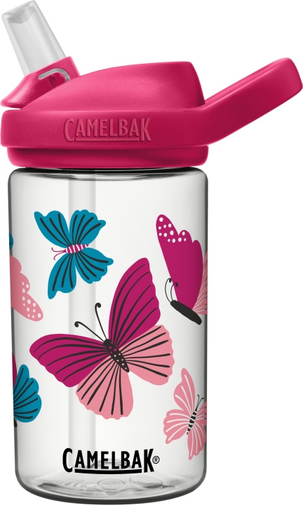 Camelbak Eddy+ Kids 0,4L flaske, sommerfugle i gruppen LEGETØJ, BØRN & BABY / Mad & Drikke / Sutteflasker og tilbehør hos TP E-commerce Nordic AB (C71836)