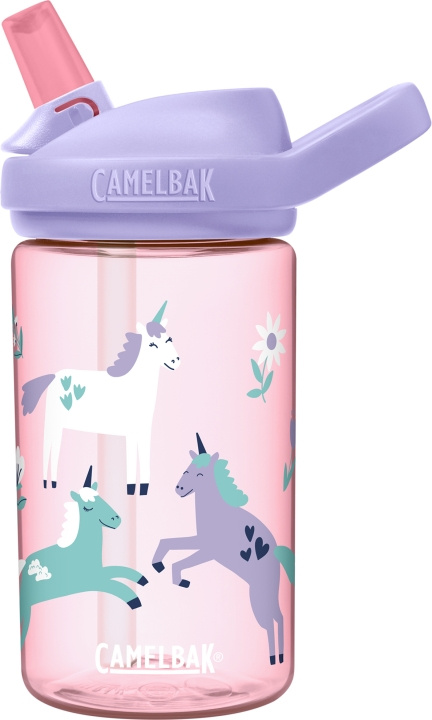 Camelbak Eddy+ Kids 0,4L flaske, Unicorn Floral i gruppen LEGETØJ, BØRN & BABY / Mad & Drikke / Sutteflasker og tilbehør hos TP E-commerce Nordic AB (C71848)