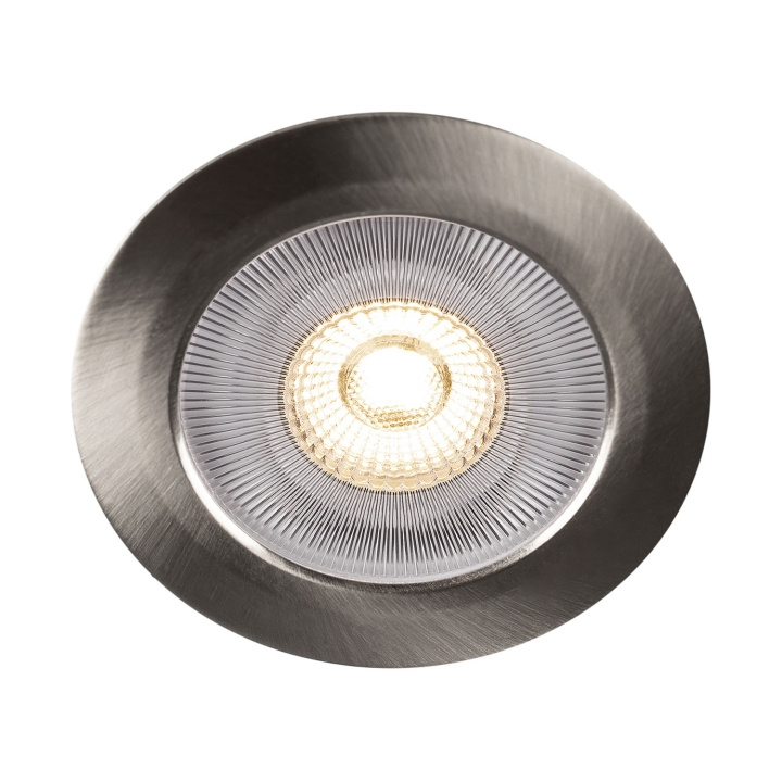 Llitt Alice 12V Infälld downlight 2700K IP44 340lm Borstad stål 1-pack i gruppen HJEMMEELEKTRONIK / Lys / Loftslamper hos TP E-commerce Nordic AB (C71890)