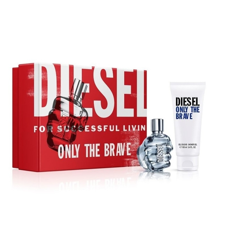 Diesel Giftset Diesel Only The Brave Edt 50ml + Shower Gel 100ml i gruppen SKØNHED & HELSE / Gaveæske / Gaveæske til ham hos TP E-commerce Nordic AB (C71898)