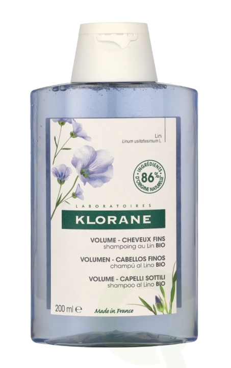 Klorane Volume Shampoo With Organic Flax 200 ml Fine Hair i gruppen SKØNHED & HELSE / Hår og styling / Hårpleje / Shampoo hos TP E-commerce Nordic AB (C71914)