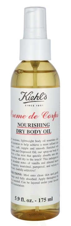 Kiehl\'s Creme De Corps Nourishing Dry Body Oil 175 ml i gruppen SKØNHED & HELSE / Hudpleje / Kropspleje / Kropsolie hos TP E-commerce Nordic AB (C71996)