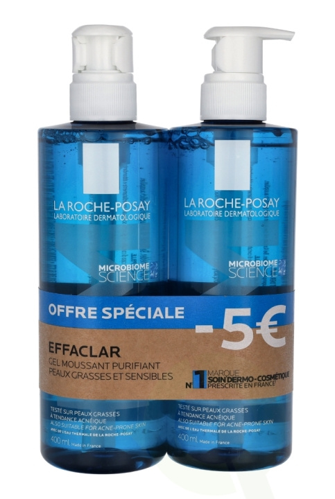 La Roche LRP Effaclar Purifying Foaming Gel Duo Set 800 ml 2x400ml i gruppen SKØNHED & HELSE / Hudpleje / Ansigt / Rengøring hos TP E-commerce Nordic AB (C72019)