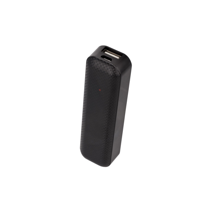 Setty Powerbank 2600 mAh Mini, Black i gruppen SMARTPHONES & TABLETS / Opladere og kabler / Powerbanks hos TP E-commerce Nordic AB (C72020)