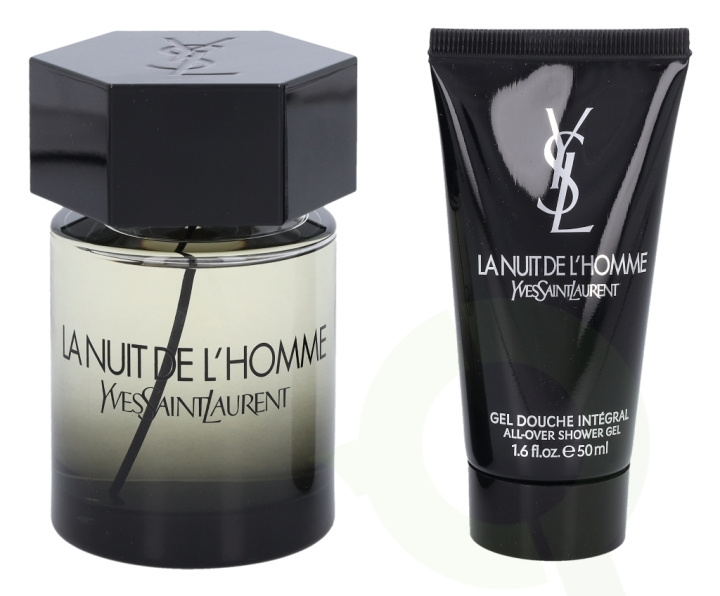 Yves Saint Laurent YSL La Nuit De L\'Homme Giftset 150 ml Edt Spray 100ml/Shower Gel 50ml i gruppen SKØNHED & HELSE / Gaveæske / Gaveæske til ham hos TP E-commerce Nordic AB (C72595)