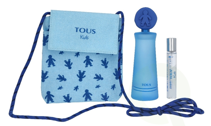 Tous Kids Boy Eau De Toilette Set 115 ml Edt Spray 100ml/Shoulder Bag/Edt Spray 15ml i gruppen SKØNHED & HELSE / Gaveæske / Gaveæske til hende hos TP E-commerce Nordic AB (C72630)