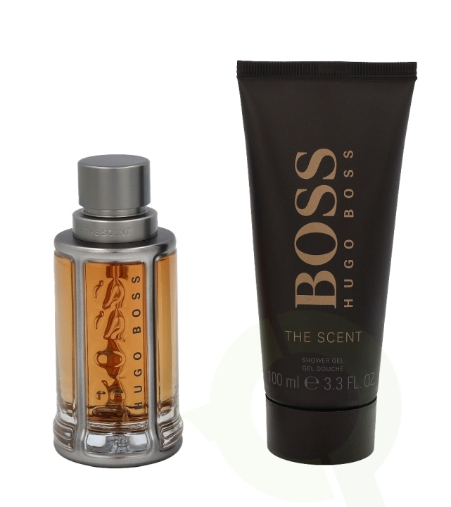 Hugo Boss The Scent Giftset 150 ml Edt Spray 50ml/Shower Gel 100ml i gruppen SKØNHED & HELSE / Gaveæske / Gaveæske til ham hos TP E-commerce Nordic AB (C72687)