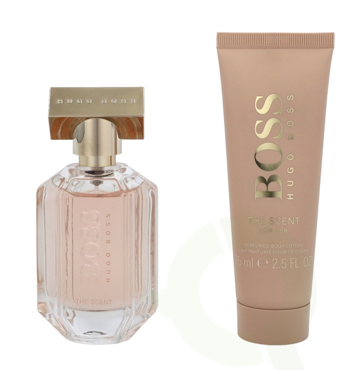 Hugo Boss The Scent For Her Giftset 125 ml Edp Spray 50ml/Body Lotion 75ml i gruppen SKØNHED & HELSE / Gaveæske / Gaveæske til hende hos TP E-commerce Nordic AB (C72694)