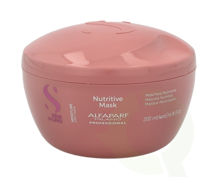 Alfaparf Semi Di Lino Nutritive Mask 200 ml Moisture Dry Hair i gruppen SKØNHED & HELSE / Hår og styling / Hårpleje / Hårmaske hos TP E-commerce Nordic AB (C73026)