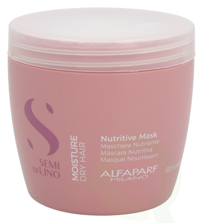 Alfaparf Semi Di Lino Nutritive Mask 500 ml Moisture Dry Hair i gruppen SKØNHED & HELSE / Hår og styling / Hårpleje / Hårmaske hos TP E-commerce Nordic AB (C73027)