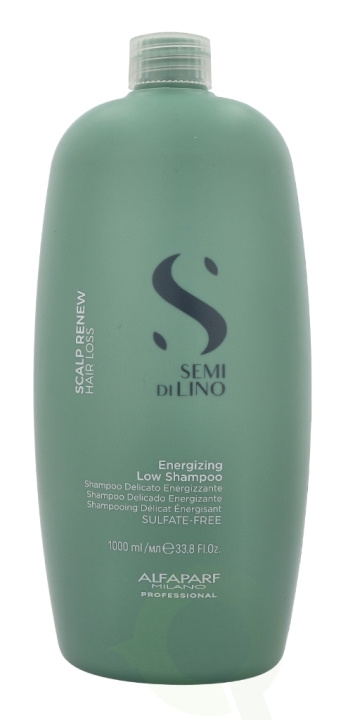 Alfaparf Semi Di Lino Scalp Renew Energizing Shampoo 1000 ml Scalp Renew, Hair Losse i gruppen SKØNHED & HELSE / Hår og styling / Hårpleje / Shampoo hos TP E-commerce Nordic AB (C73040)