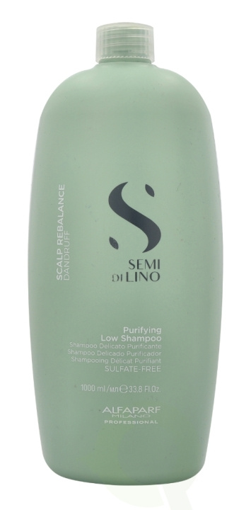 Alfaparf Semi Di Lino Scalp Rebalance Purifying Shampoo 1000 ml Low i gruppen SKØNHED & HELSE / Hår og styling / Hårpleje / Shampoo hos TP E-commerce Nordic AB (C73043)