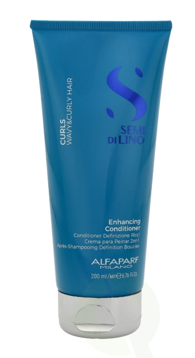 Alfaparf Semi Di Lino Curls Enhancing Conditioner 200 ml i gruppen SKØNHED & HELSE / Hår og styling / Hårpleje / Balsam hos TP E-commerce Nordic AB (C73056)