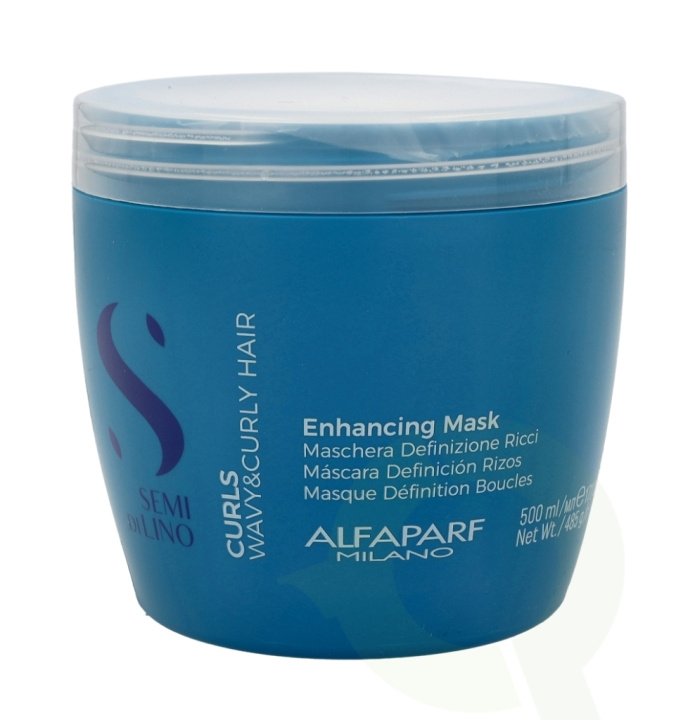 Alfaparf Semi Di Lino Curls Enhancing Masker 500 ml i gruppen SKØNHED & HELSE / Hår og styling / Hårpleje / Hårmaske hos TP E-commerce Nordic AB (C73059)