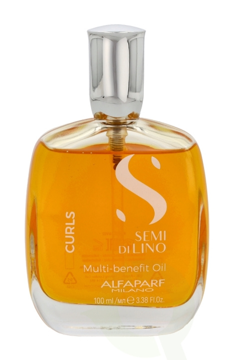 Alfaparf Semi Di Lino Curls Multi-Benefit Oil 100 ml i gruppen SKØNHED & HELSE / Hår og styling / Hårpleje / Hår olie hos TP E-commerce Nordic AB (C73060)