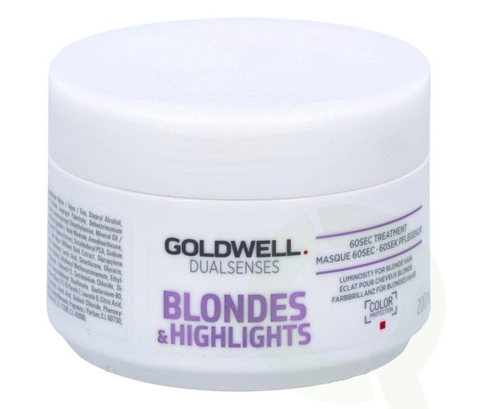 Goldwell Dualsenses B&H 60S Treatment 200 ml For Blonde Hair i gruppen SKØNHED & HELSE / Hår og styling / Hårpleje / Hårmaske hos TP E-commerce Nordic AB (C73358)