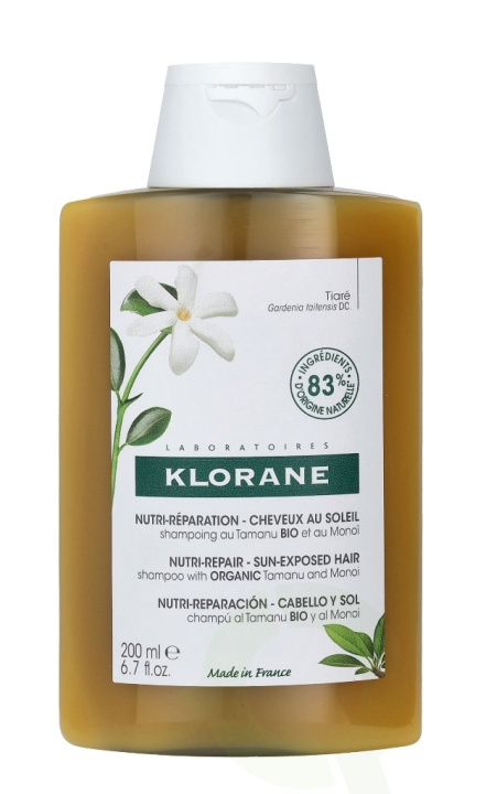 Klorane Polysianes Nutritional Shampoo 200 ml i gruppen SKØNHED & HELSE / Hår og styling / Hårpleje / Shampoo hos TP E-commerce Nordic AB (C73478)