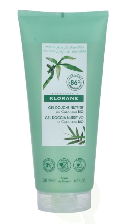 Klorane Shower Gel - Bamboo 200 ml i gruppen SKØNHED & HELSE / Hudpleje / Kropspleje / Bad & brusecreme hos TP E-commerce Nordic AB (C73482)