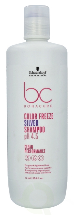 Schwarzkopf Bonacure Color Freeze Silver Shampoo 1000 ml i gruppen SKØNHED & HELSE / Hår og styling / Hårpleje / Shampoo hos TP E-commerce Nordic AB (C73800)