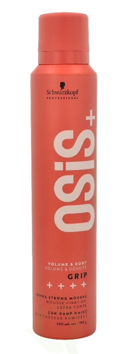 Schwarzkopf Osis+ Grip Extreme Hold Mousse 200 ml i gruppen SKØNHED & HELSE / Hår og styling / Hår styling / Hårmousse hos TP E-commerce Nordic AB (C73804)