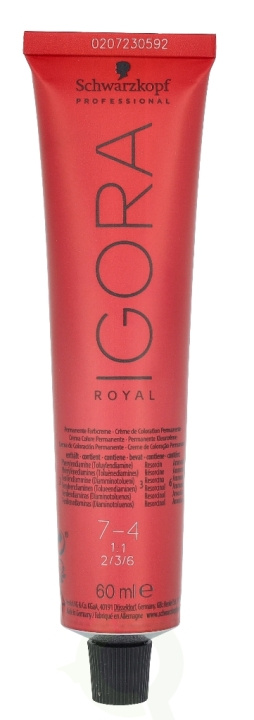 Schwarzkopf Igora Royal Permanent Color Creme 60 ml 45477 i gruppen SKØNHED & HELSE / Hår og styling / Hårpleje / Hårfarve / Hårfarve & Farve bombe hos TP E-commerce Nordic AB (C73814)