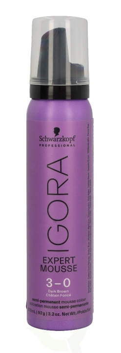 Schwarzkopf Igora Expert Mousse 100 ml 3-0 i gruppen SKØNHED & HELSE / Hår og styling / Hår styling / Hårmousse hos TP E-commerce Nordic AB (C73825)