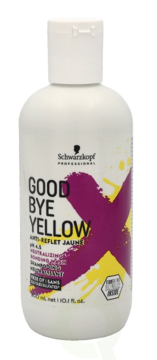 Schwarzkopf Goodbye Yellow Shampoo PH 4.5 300 ml Sulfate-Free i gruppen SKØNHED & HELSE / Hår og styling / Hårpleje / Shampoo hos TP E-commerce Nordic AB (C73830)