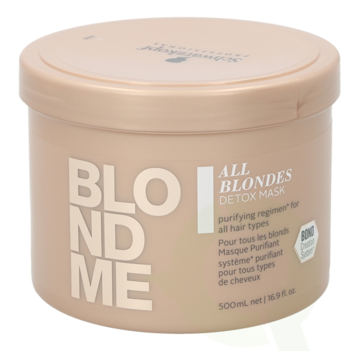 Schwarzkopf Blond Me All Blondes Detox Mask 500 ml For All Hair Types i gruppen SKØNHED & HELSE / Hår og styling / Hårpleje / Hårmaske hos TP E-commerce Nordic AB (C73837)