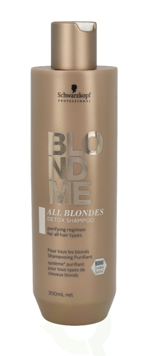 Schwarzkopf Blond Me All Blondes Detox Shampoo 300 ml For All Hair Types i gruppen SKØNHED & HELSE / Hår og styling / Hårpleje / Shampoo hos TP E-commerce Nordic AB (C73838)